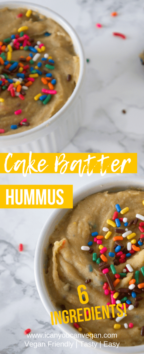 Cake Batter Dessert Hummus