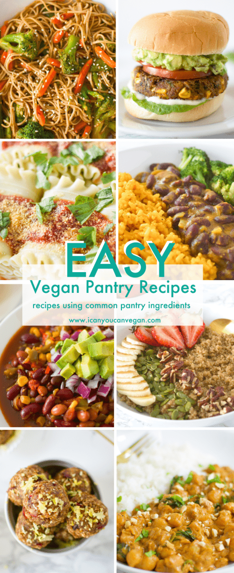 Easy Vegan Pantry Recipes