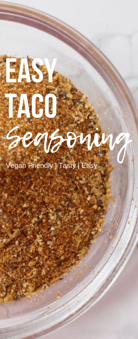 Easy Taco Seasoning Blend