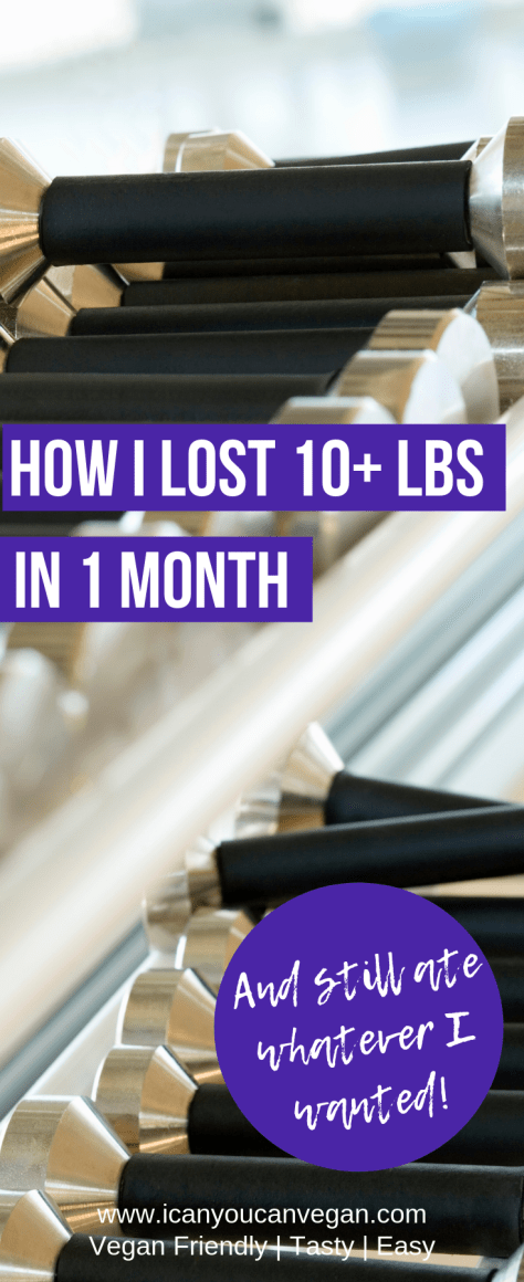 How I Lost 10 Pounds in 1 Month