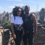 Black couple at Cardiff Castle