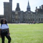 Black girl at Cardiff Castle