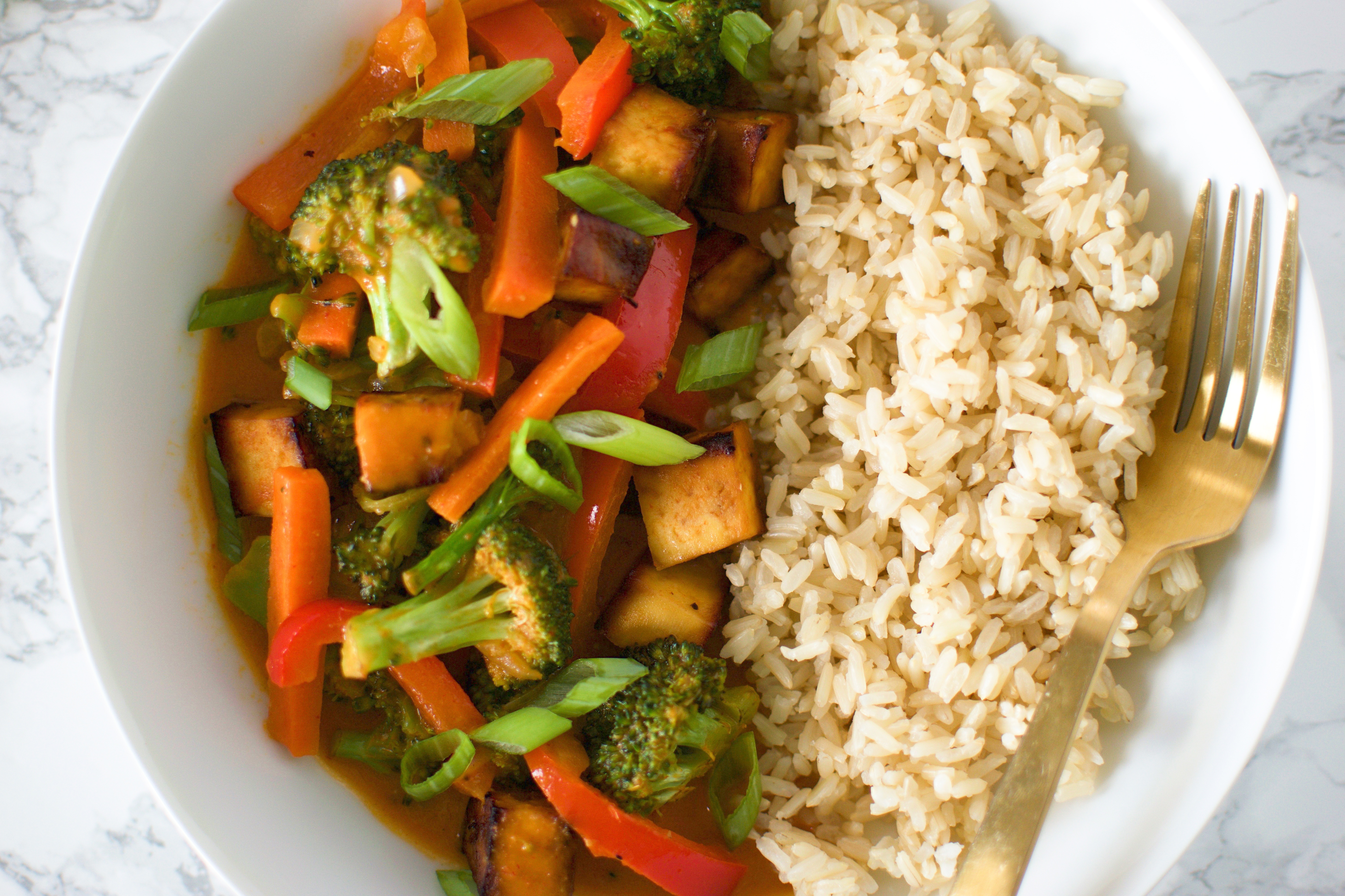 Red Thai Curry Vegetables