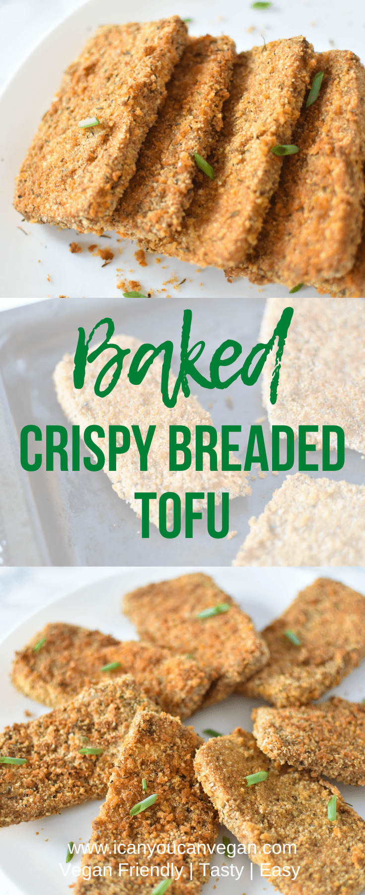 Crispy Baked Breaded Tofu
