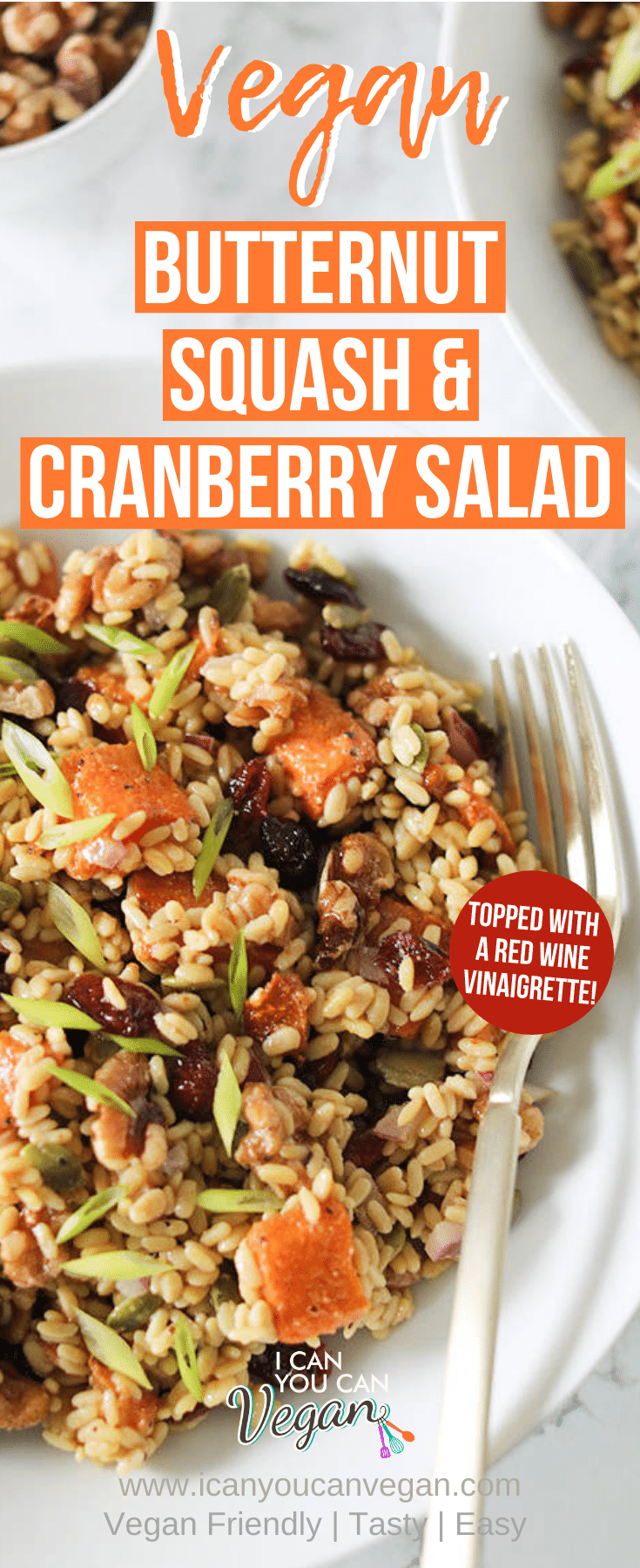 Roasted Butternut Squash and Cranberry Salad Pinterest