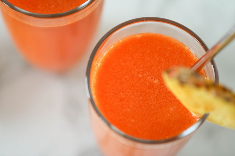 Carrot Ginger Pineapple Juice