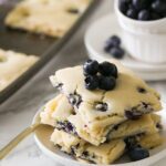 Vegan Blueberry Sheet Pan Pancakes