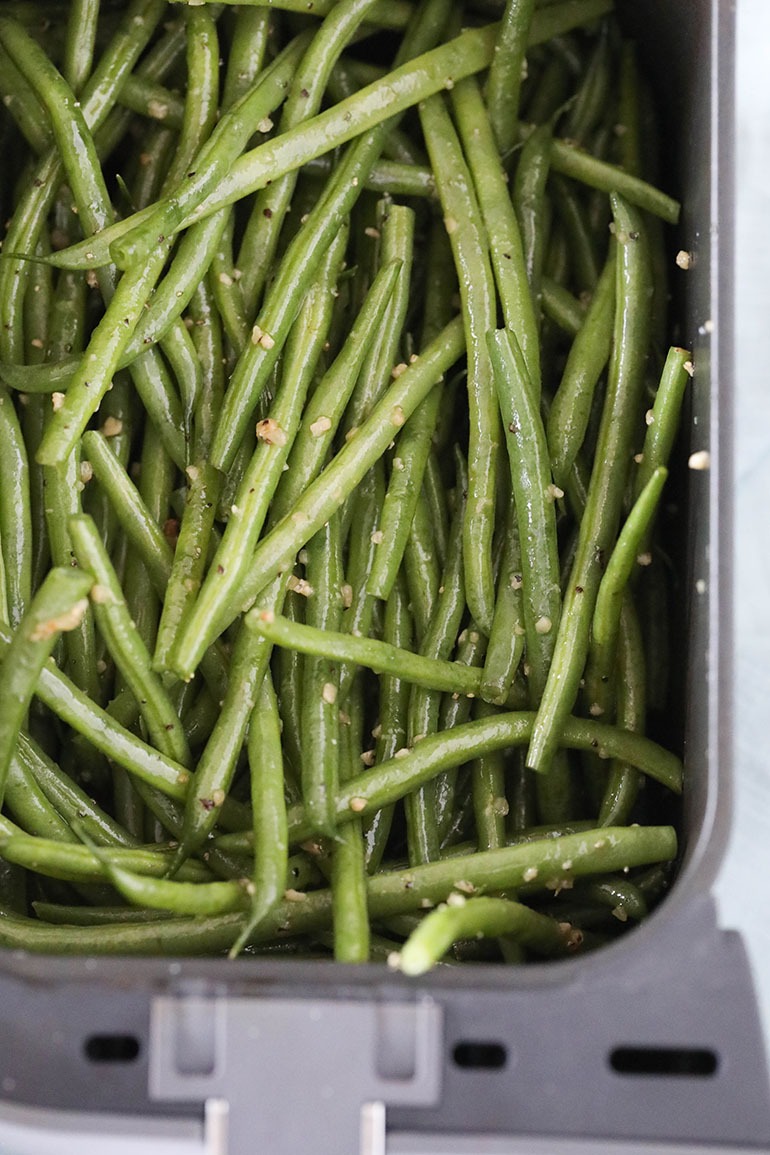 Easy Vegan Air Fried Green Beans
