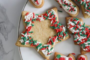 Easy Vegan Cutout Christmas Cookies