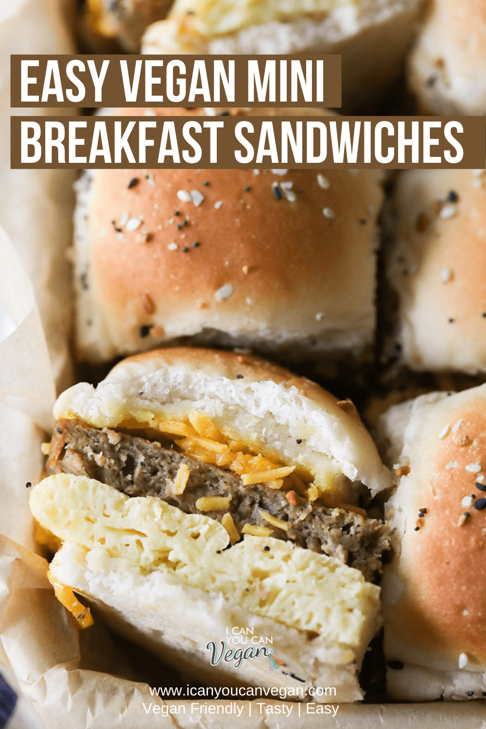 Vegan Mini Breakfast Sandwiches- Pinterest