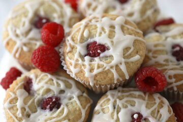 Easy Vegan Raspberry Muffins