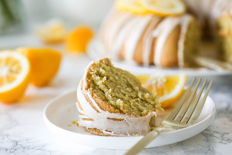Vegan Lemon Olive Oil Bundt Cake