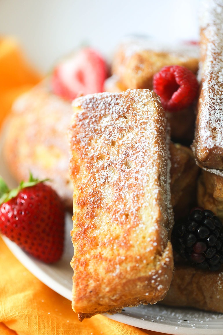 Vegan French Toast Sticks with JUST Egg
