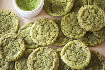 Easy Vegan Matcha Sugar Cookies