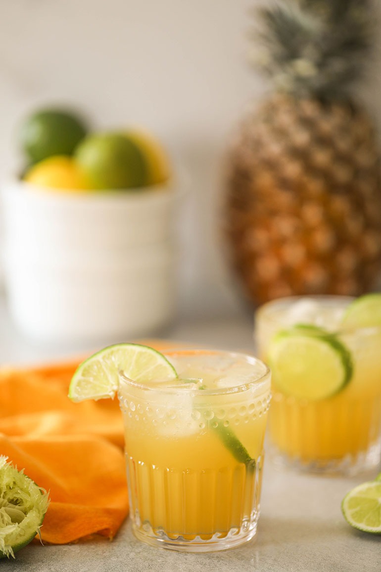 Pineapple Ginger Beer Mocktail