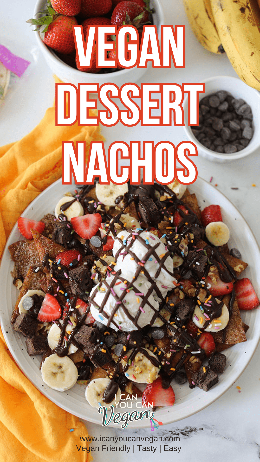 Vegan Dessert Nachos - Pinterest