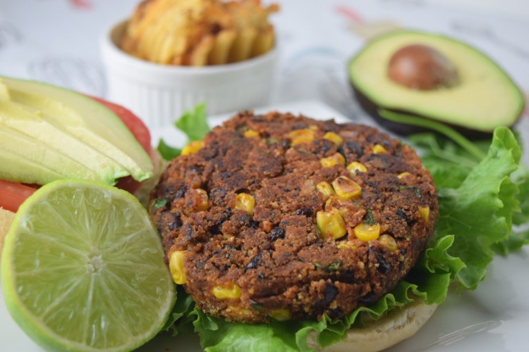 Cilantro Lime Black Bean Burger