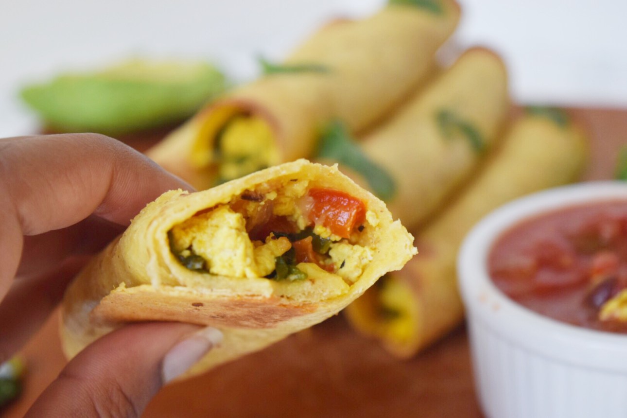 Vegan Breakfast Taquitos