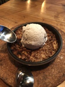 Gung Ho Pizza Apple Crisp