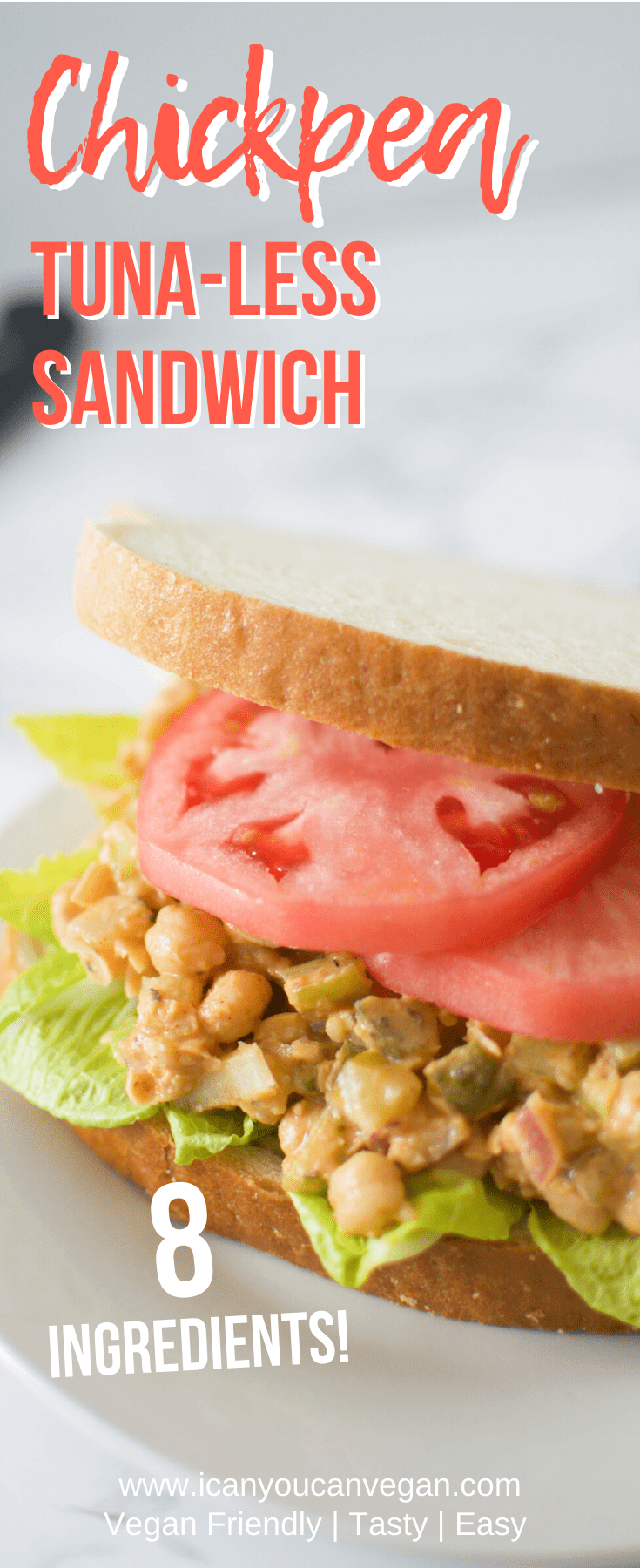 Chickpea Tuna-Less Sandwich