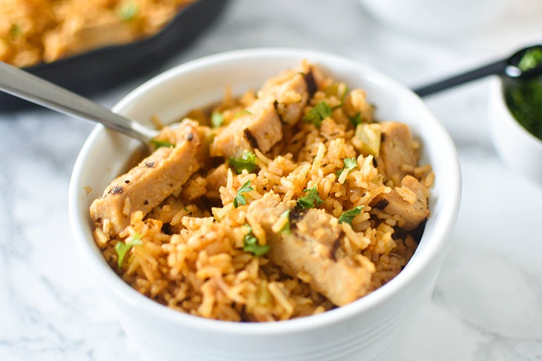 Vegan Southern Chicken and Rice