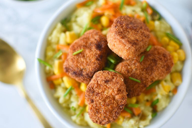 Vegan KFC Famous Bowl
