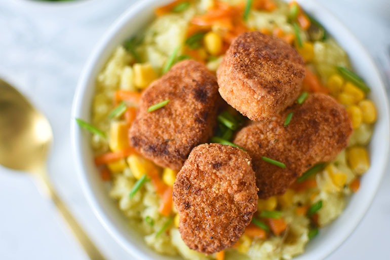 Vegan KFC Famous Bowl