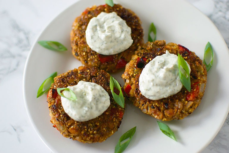 Vegan Black Eyed Pea Fritters