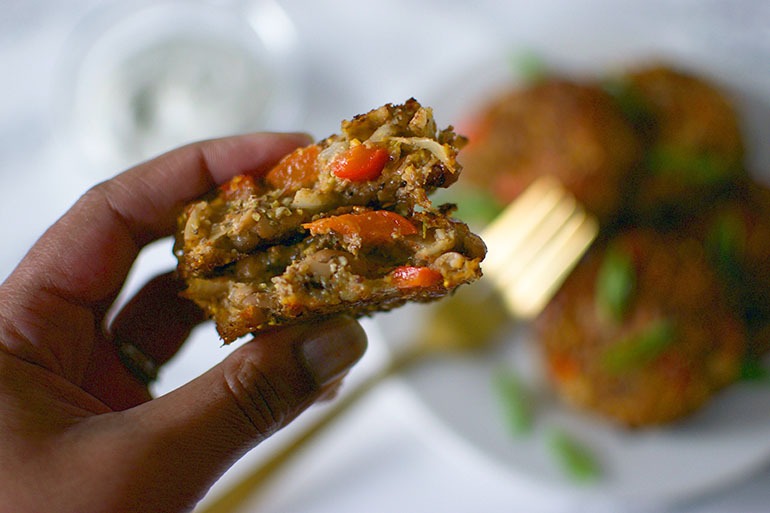 Vegan Black Eyed Pea Fritters