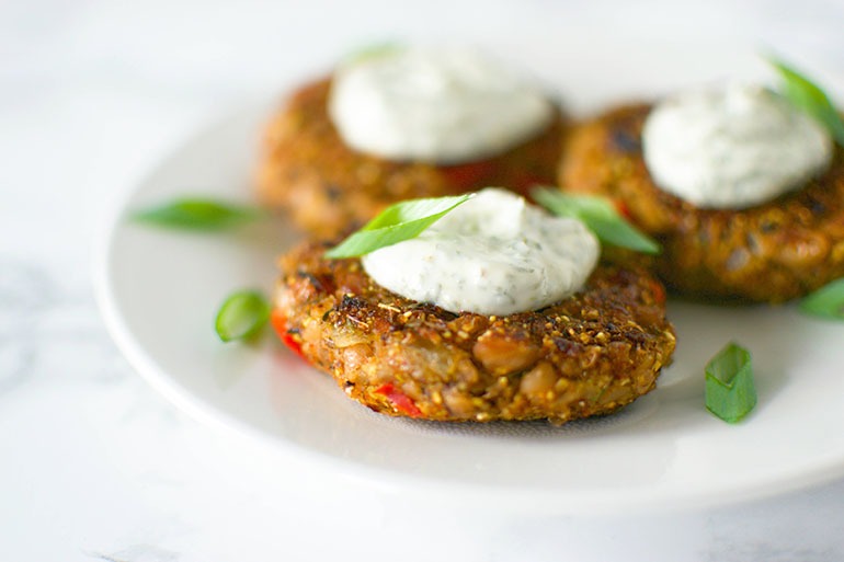 Vegan Black Eyed Pea Fritters