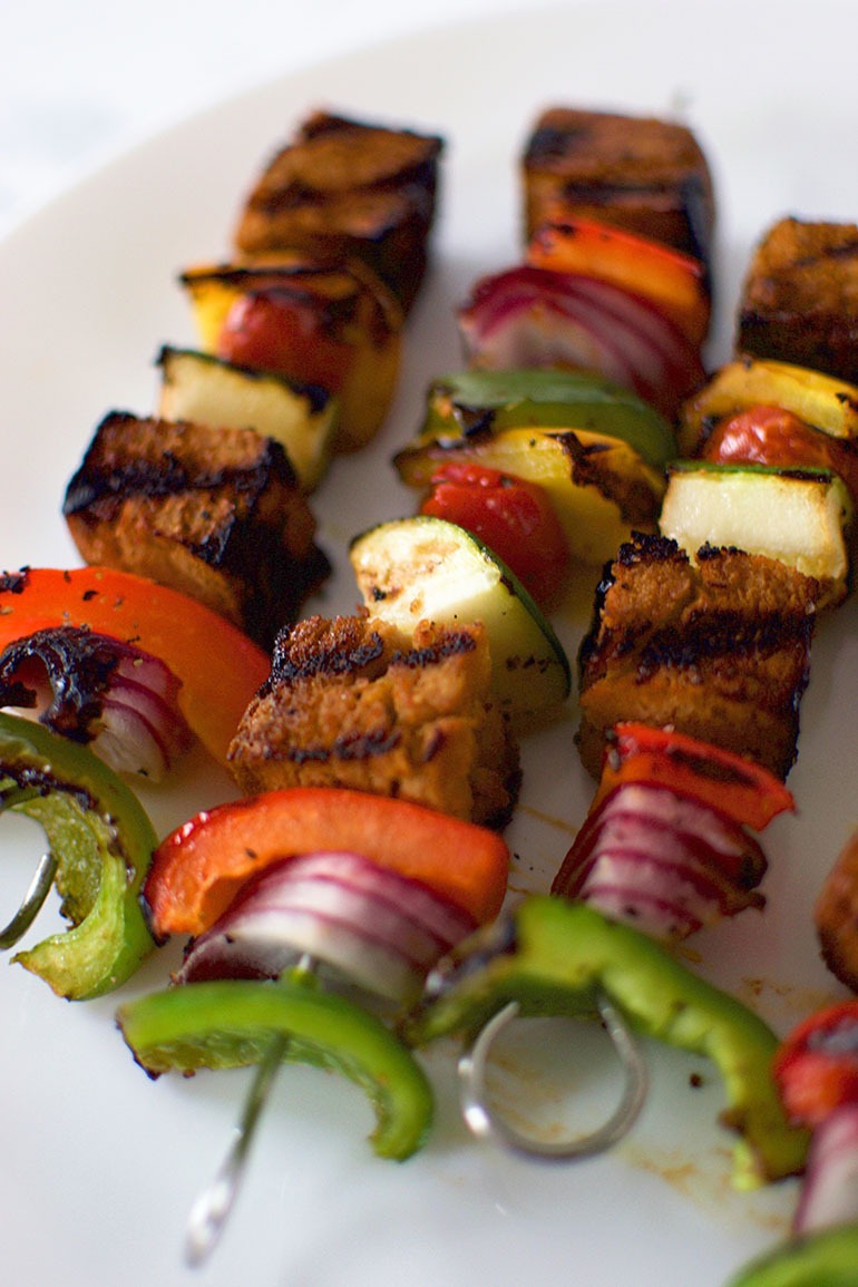 Tofu Vegetable Skewers