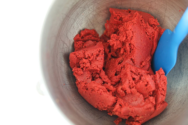 Vegan Red Velvet White Chocolate Chip Cookies
