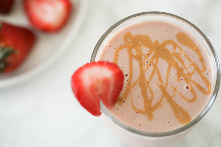 Peanut Butter and Jelly Smoothie