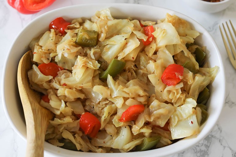 Vegan Fried Cabbage