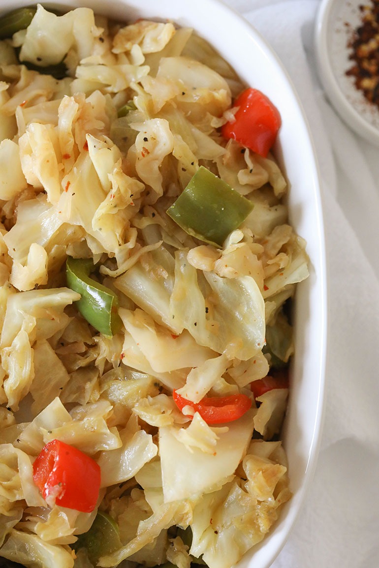 Vegan Fried Cabbage