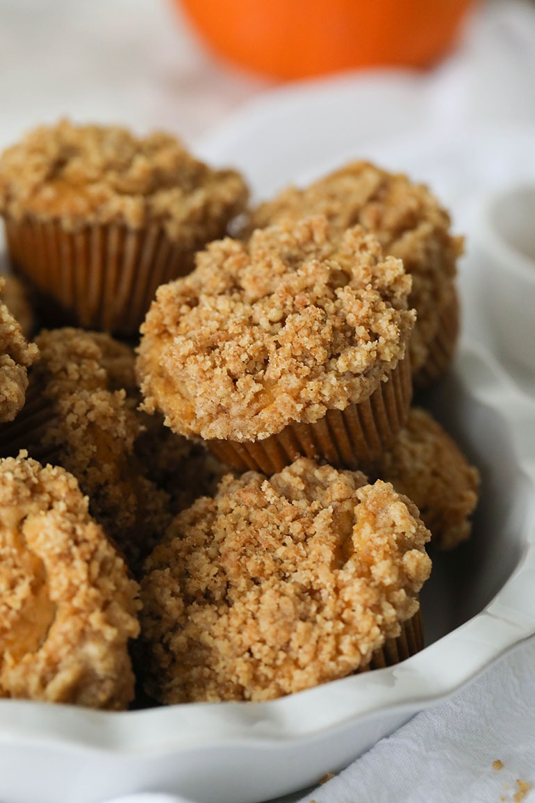 Vegan Cream Cheese Pumpkin Muffins