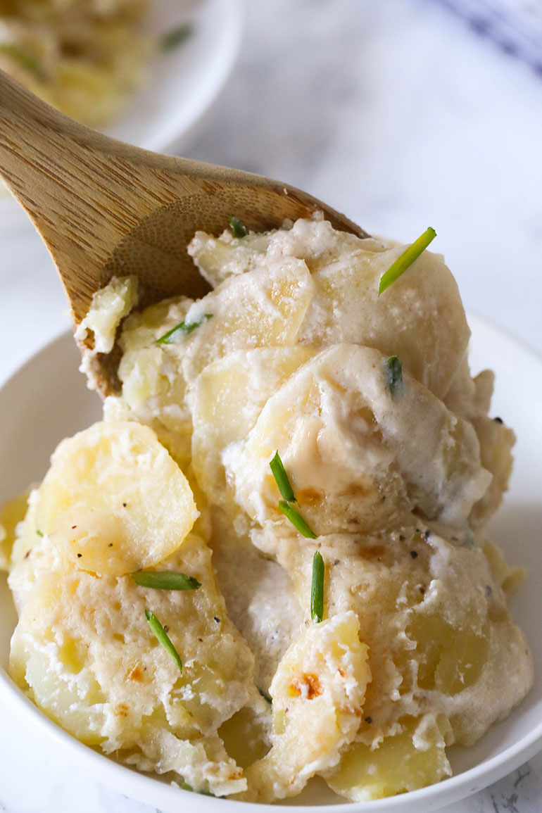 Easy Vegan Scalloped Potatoes