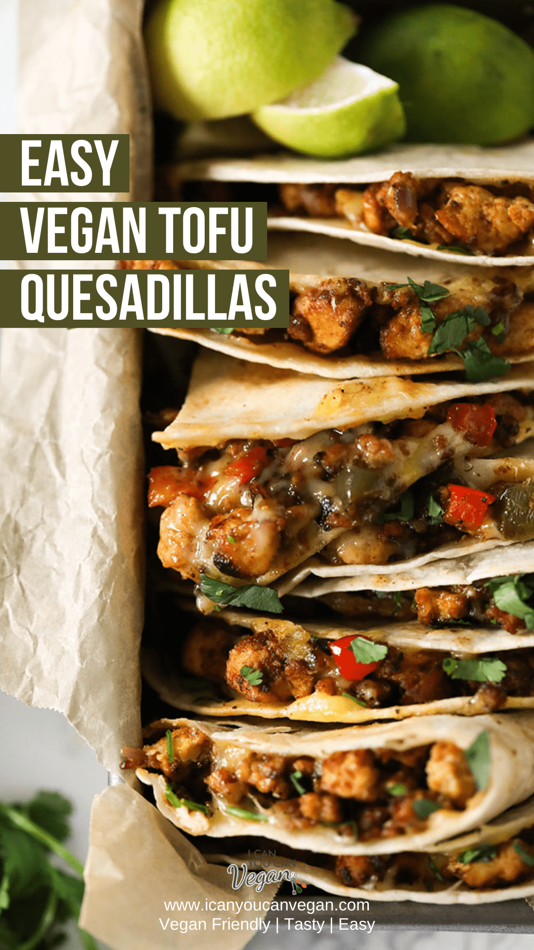 tofu quesadillas- pinterest
