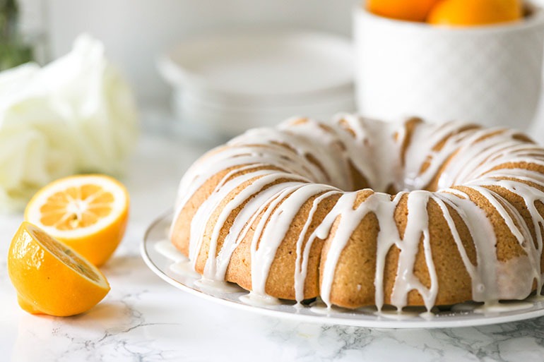 Vegan Lemon Olive Oil Bundt Cake