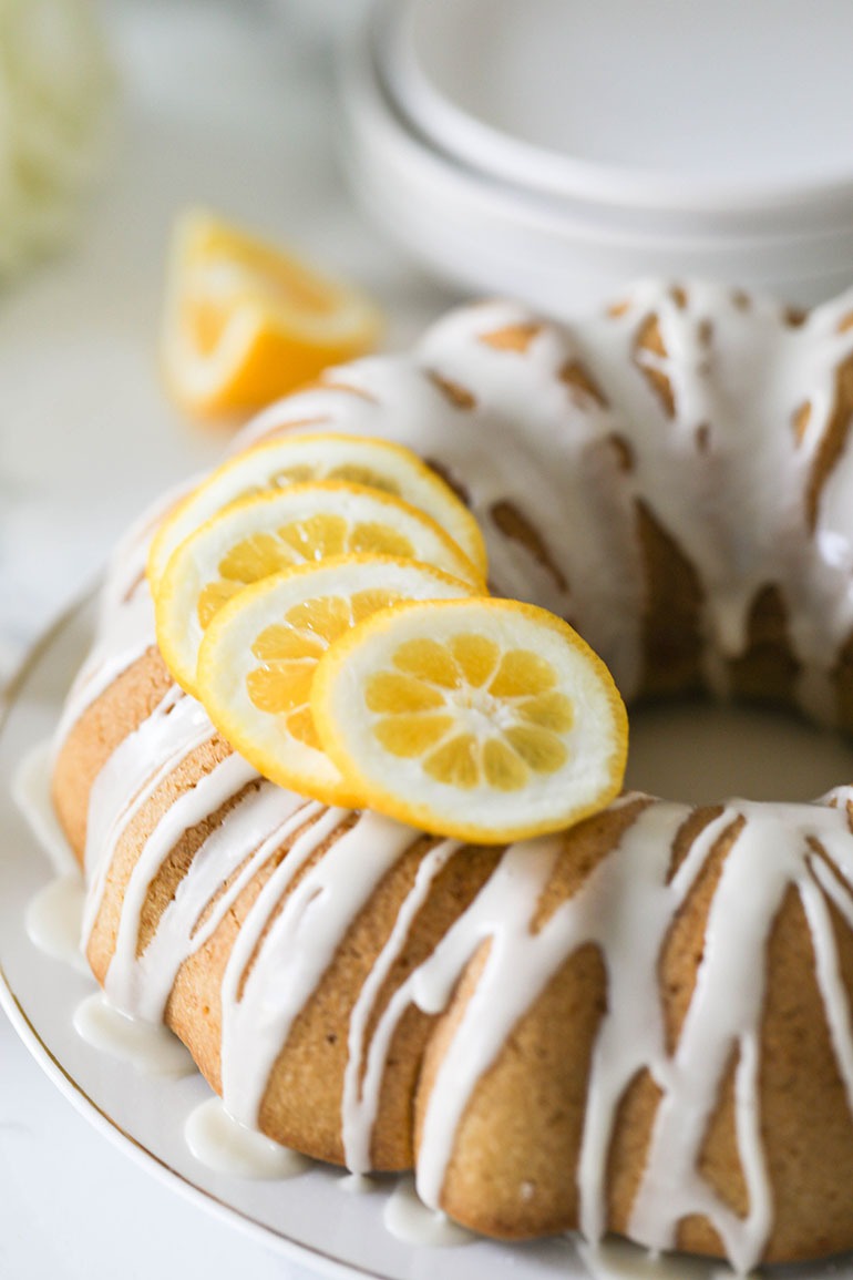 Easy Vegan Lemon Olive Oil Bundt Cake