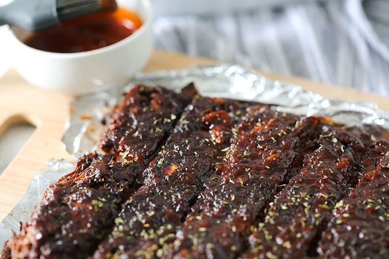 Easy Vegan BBQ Ribs