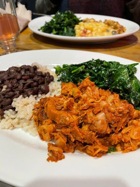 jackfruit grain bowl from Luna's