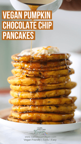 Vegan Pumpkin Spice Chocolate Chip Pancakes Pinterest