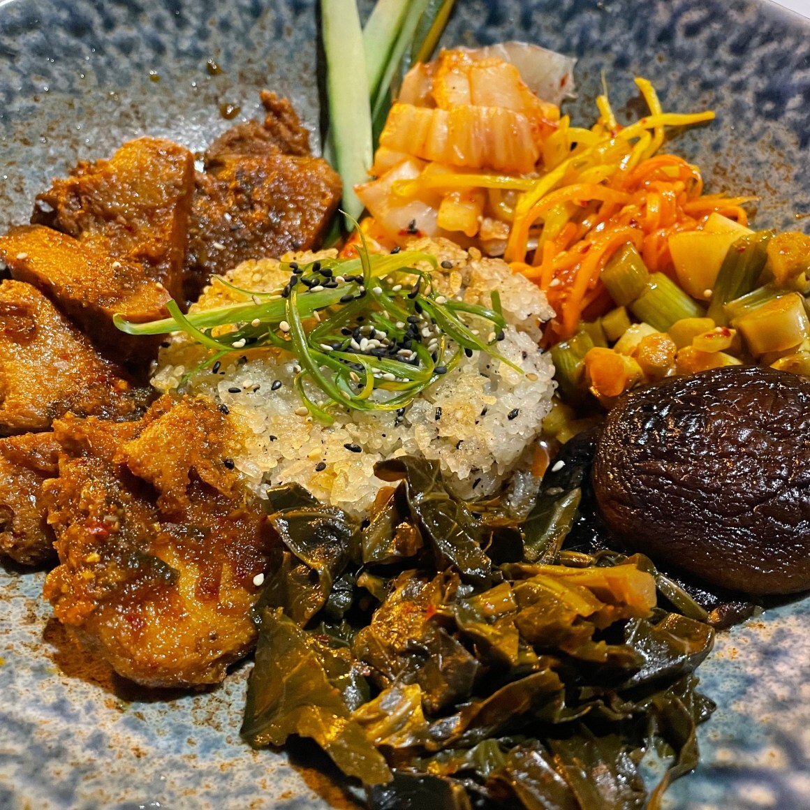 Steamed rice with chicken