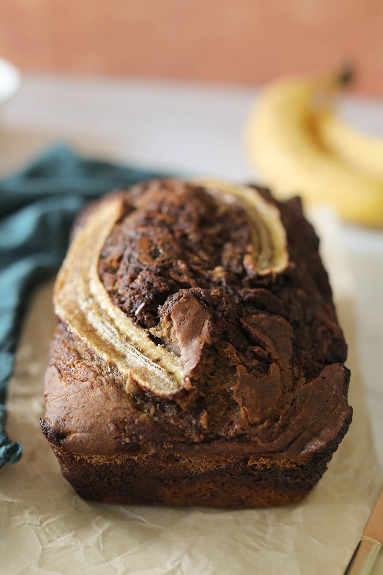 Vegan Cinnamon Banana Bread Loaf