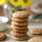 Vegan Pumpkin Snickerdoodle Cookies Stack
