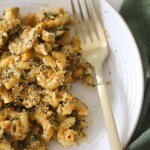 Vegan Pumpkin Spinach Mac and Cheese