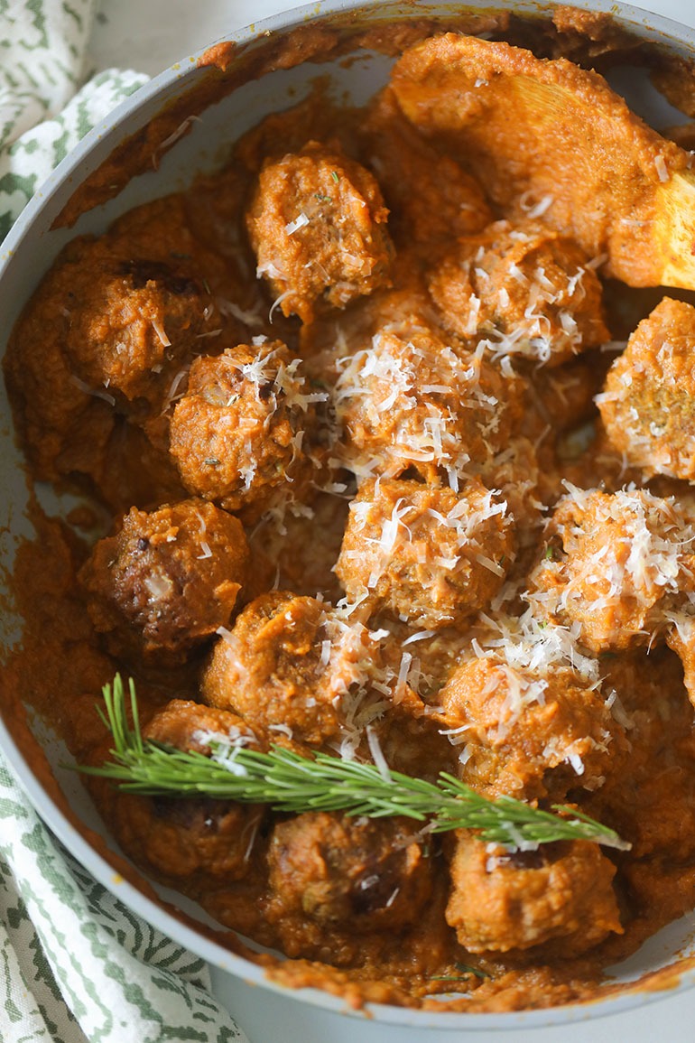 Vegan Pumpkin Meatballs