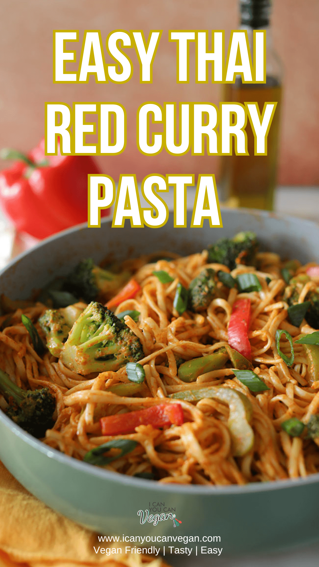 Easy Thai Red Curry Pasta - Pinterest