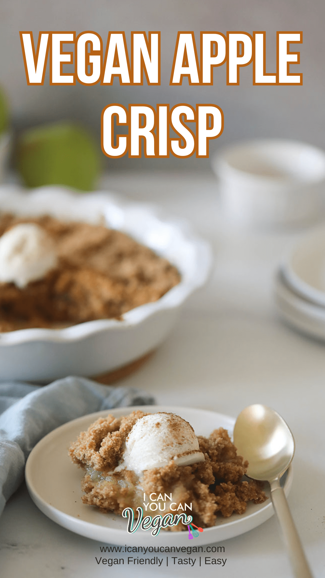 Vegan Apple Crisp - Pinterest